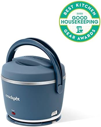 Crock-Pot Electric Lunch Box Food Warmer 20oz – Faded Blue Edition-CPV2