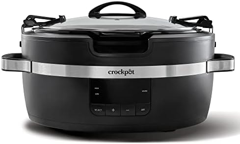 Crock-Pot Thermoshield 6 Quart Slow Cooker with Carry Handles Edition-U1XS
