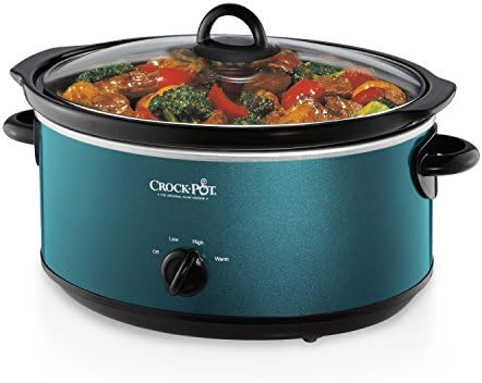 Crock-Pot 7 Quart Manual Slow Cooker – Turquoise Edition-BNQ6