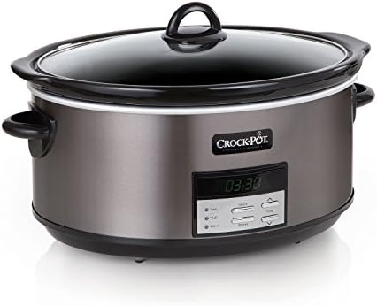 Crock-Pot 8 Quart Programmable Slow Cooker with Auto Warm Edition-4GHB