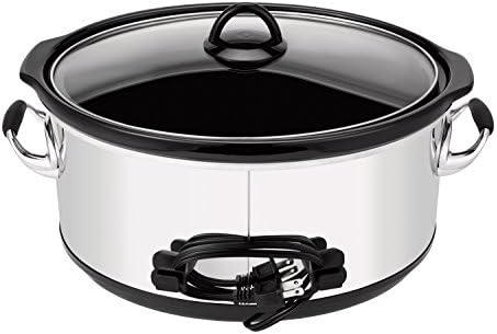 Crock-Pot 7 Quart Programmable Slow Cooker – Polished Platinum Edition-EM3P