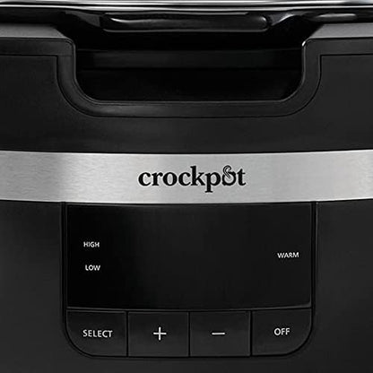 Crock-Pot Thermoshield 6 Quart Slow Cooker with Carry Handles Edition-U1XS