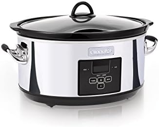 Crock-Pot 7 Quart Programmable Slow Cooker – Polished Platinum Edition-EM3P