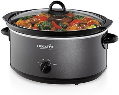 Crock-Pot 7 Quart Slow Cooker – Charcoal Edition-4X5J