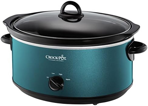 Crock-Pot 7 Quart Manual Slow Cooker – Turquoise Edition-BNQ6