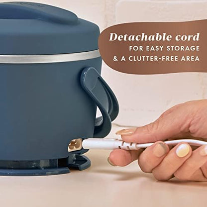 Crock-Pot Electric Lunch Box Food Warmer 20oz – Faded Blue Edition-CPV2