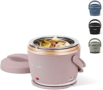 Crock-Pot Electric Lunch Box Food Warmer 20oz – Blush Pink Edition-7PE2