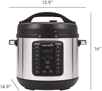 Crock-Pot 8 Quart Express Crock Multi-Use Pressure Cooker Edition-CF35