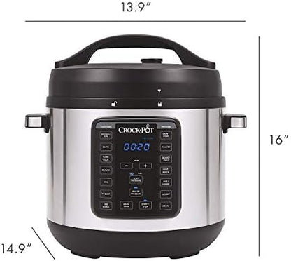 Crock-Pot 8 Quart Express Crock Multi-Use Pressure Cooker Edition-CF35