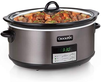 Crock-Pot 8 Quart Programmable Slow Cooker with Auto Warm Edition-4GHB