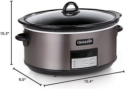 Crock-Pot 8 Quart Programmable Slow Cooker with Auto Warm Edition-4GHB
