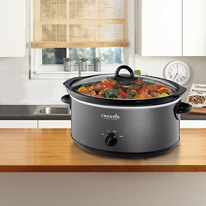Crock-Pot 7 Quart Slow Cooker – Charcoal Edition-4X5J