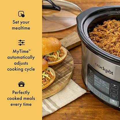 Crock-Pot MyTime 6 Quart Programmable Slow Cooker Edition-DLYR