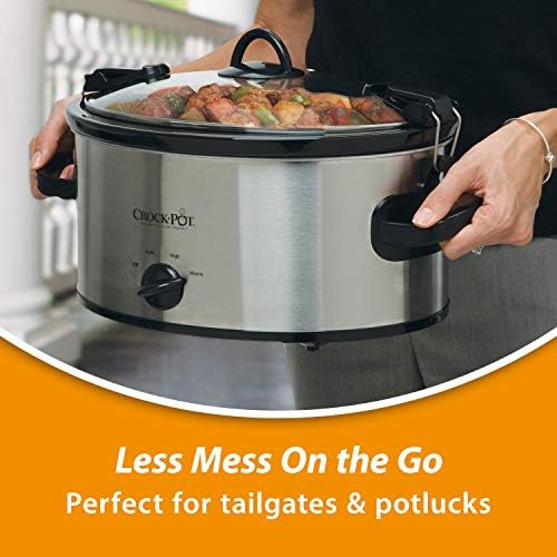 Crock-Pot Cook & Carry 6 Quart Portable Slow Cooker Edition-D3XF