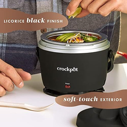 Crock-Pot Electric Lunch Box Food Warmer 20oz – Black Edition-67GG