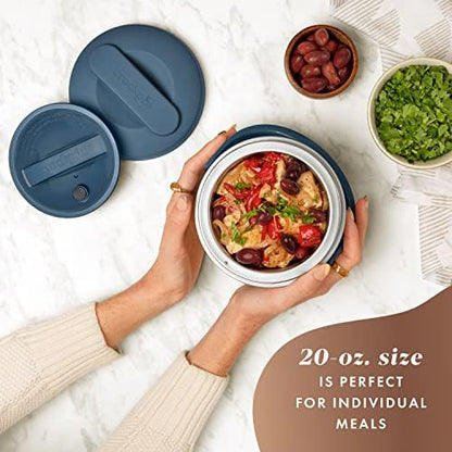 Crock-Pot Electric Lunch Box Food Warmer 20oz – Faded Blue Edition-CPV2