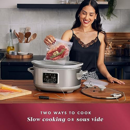 Crock-Pot 7 Quart Programmable Cook & Carry Slow Cooker Edition-VJ15