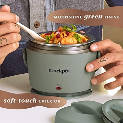 Crock-Pot Portable Electric Lunch Box Food Warmer – Green Edition-MK0F