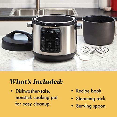 Crock-Pot 8 Quart Express Crock Multi-Use Pressure Cooker Edition-CF35