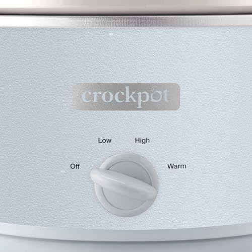 Crock-Pot 4.5 Quart Manual Slow Cooker – Macaroon Blue Edition-5D7U