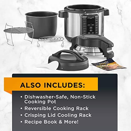 Crock-Pot Express Crisp 8 Quart 10-in-1 Pressure Cooker Edition-CW1Q