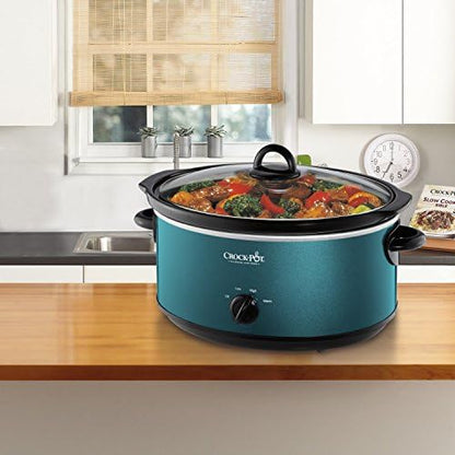 Crock-Pot 7 Quart Manual Slow Cooker – Turquoise Edition-BNQ6