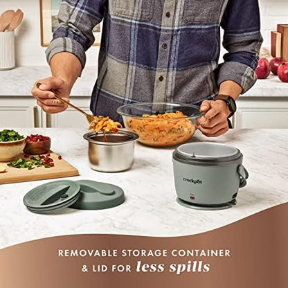 Crock-Pot Portable Electric Lunch Box Food Warmer – Green Edition-MK0F