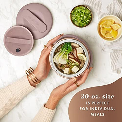 Crock-Pot Electric Lunch Box Food Warmer 20oz – Blush Pink Edition-7PE2