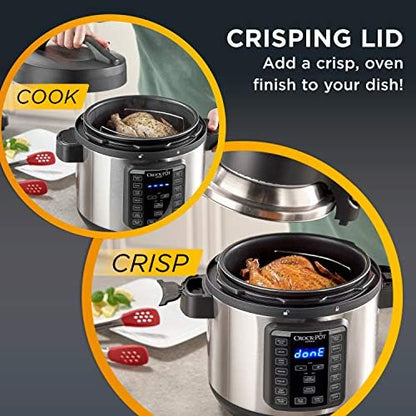 Crock-Pot Express Crisp 8 Quart 10-in-1 Pressure Cooker Edition-CW1Q