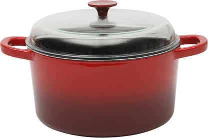 Crock-Pot 3 Quart Enameled Cast Iron Dutch Oven – Aqua Edition-AMS5