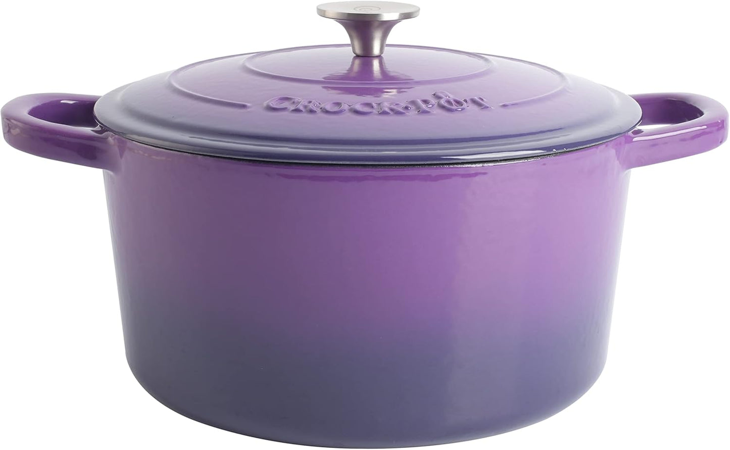 Crock-Pot 3 Quart Enameled Cast Iron Dutch Oven – Aqua Edition-AMS5