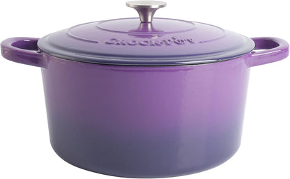 Crock-Pot 3 Quart Enameled Cast Iron Dutch Oven – Aqua Edition-AMS5