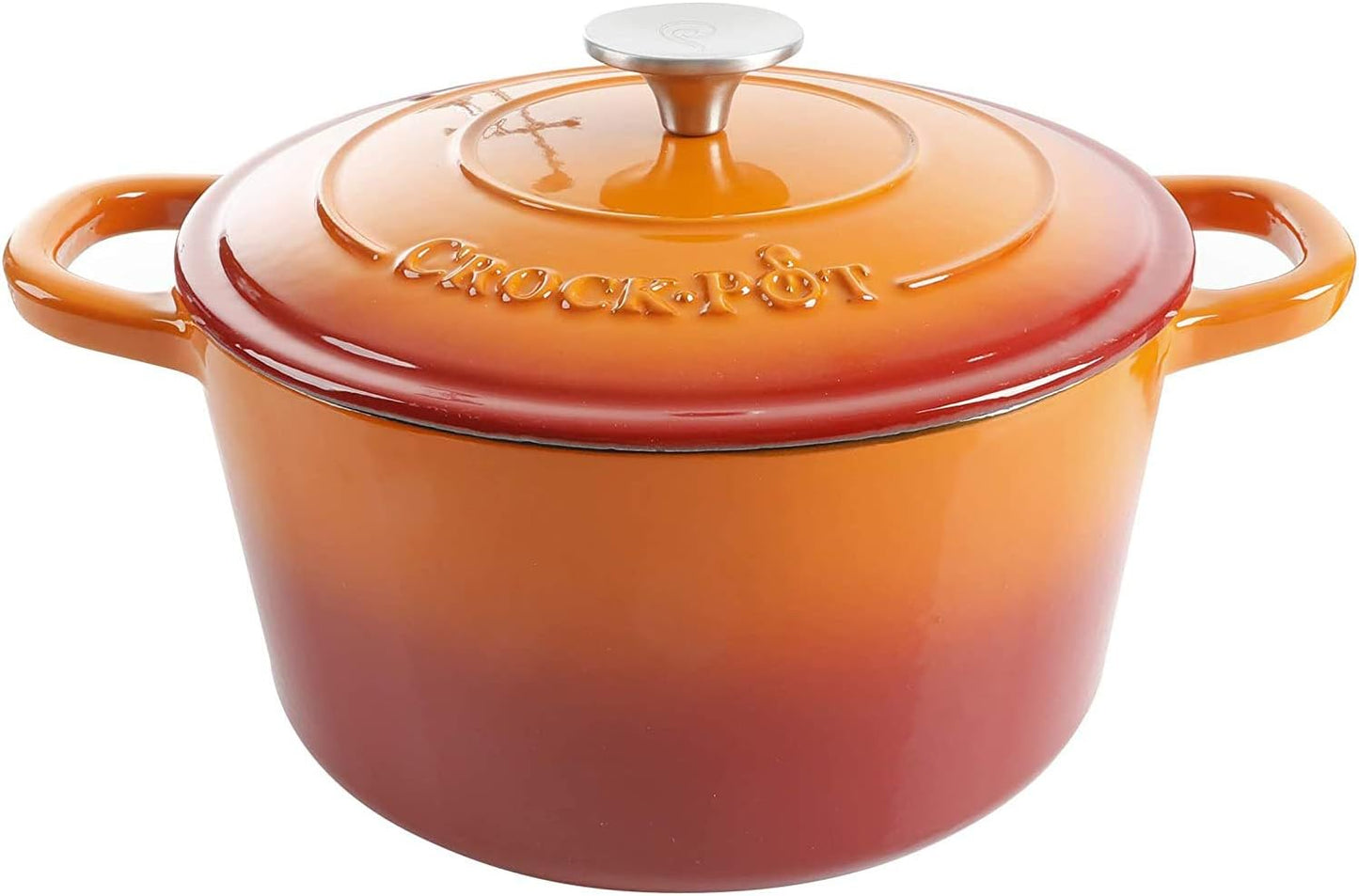 Crock-Pot 3 Quart Enameled Cast Iron Dutch Oven – Aqua Edition-AMS5