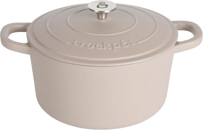 Crock-Pot 3 Quart Enameled Cast Iron Dutch Oven – Aqua Edition-AMS5