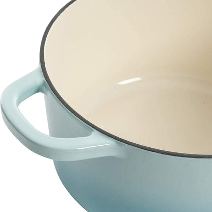 Crock-Pot 3 Quart Enameled Cast Iron Dutch Oven – Aqua Edition-AMS5