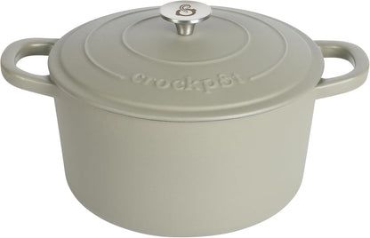 Crock-Pot 3 Quart Enameled Cast Iron Dutch Oven – Aqua Edition-AMS5