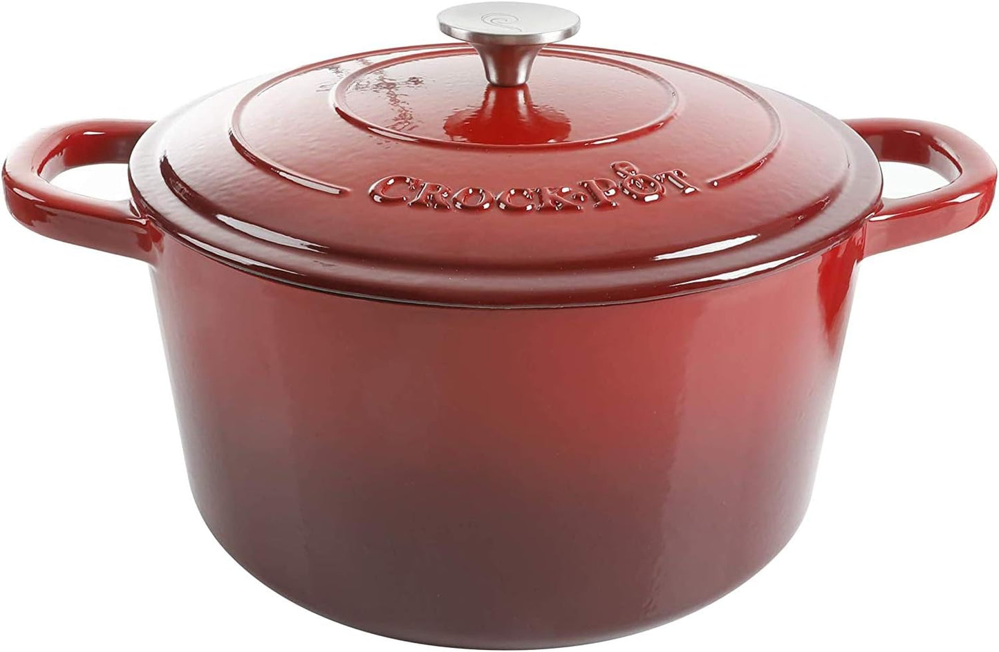 Crock-Pot 3 Quart Enameled Cast Iron Dutch Oven – Aqua Edition-AMS5