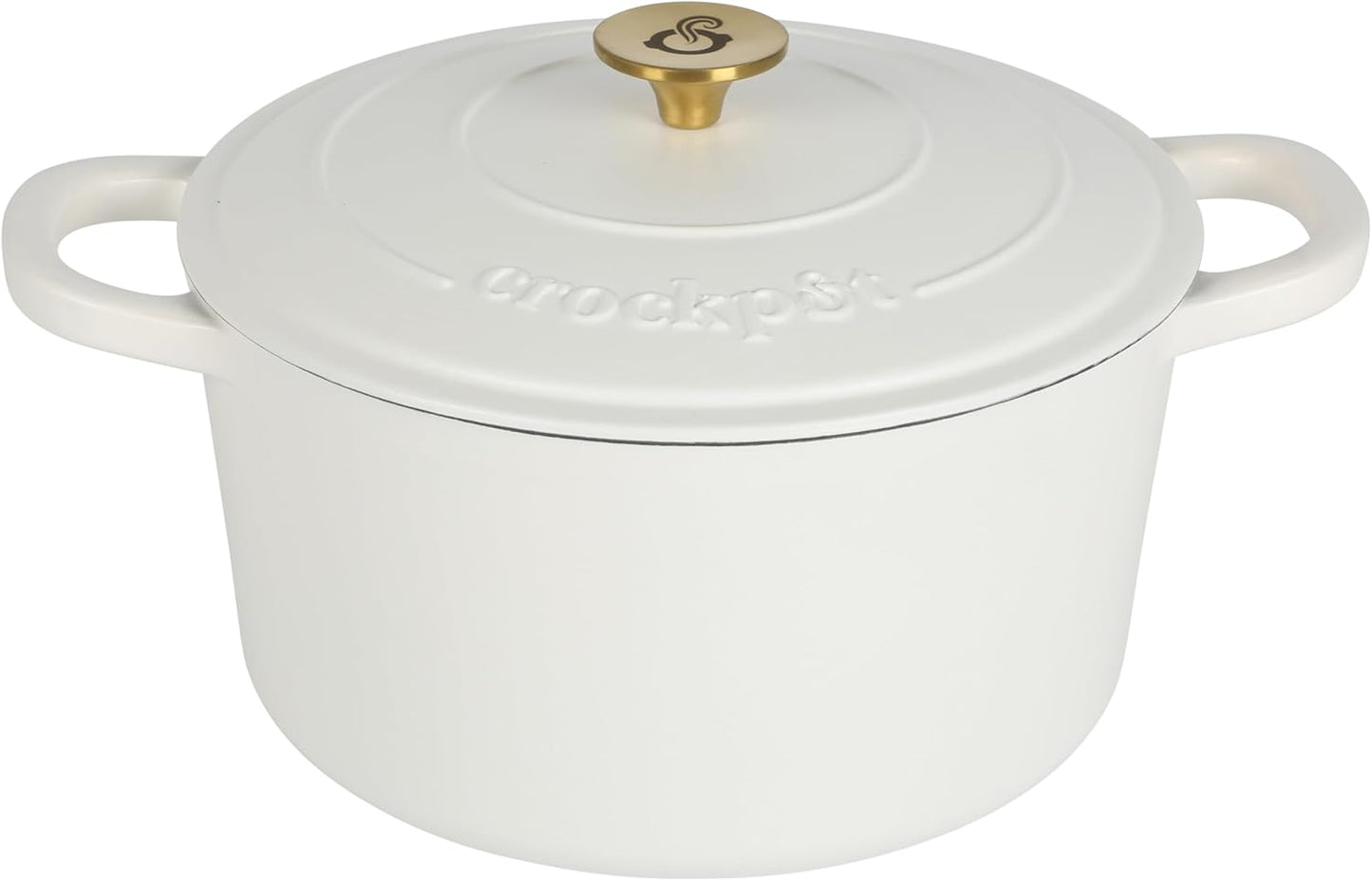 Crock-Pot 3 Quart Enameled Cast Iron Dutch Oven – Aqua Edition-AMS5