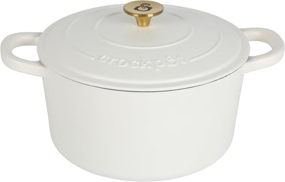 Crock-Pot 3 Quart Enameled Cast Iron Dutch Oven – Aqua Edition-AMS5