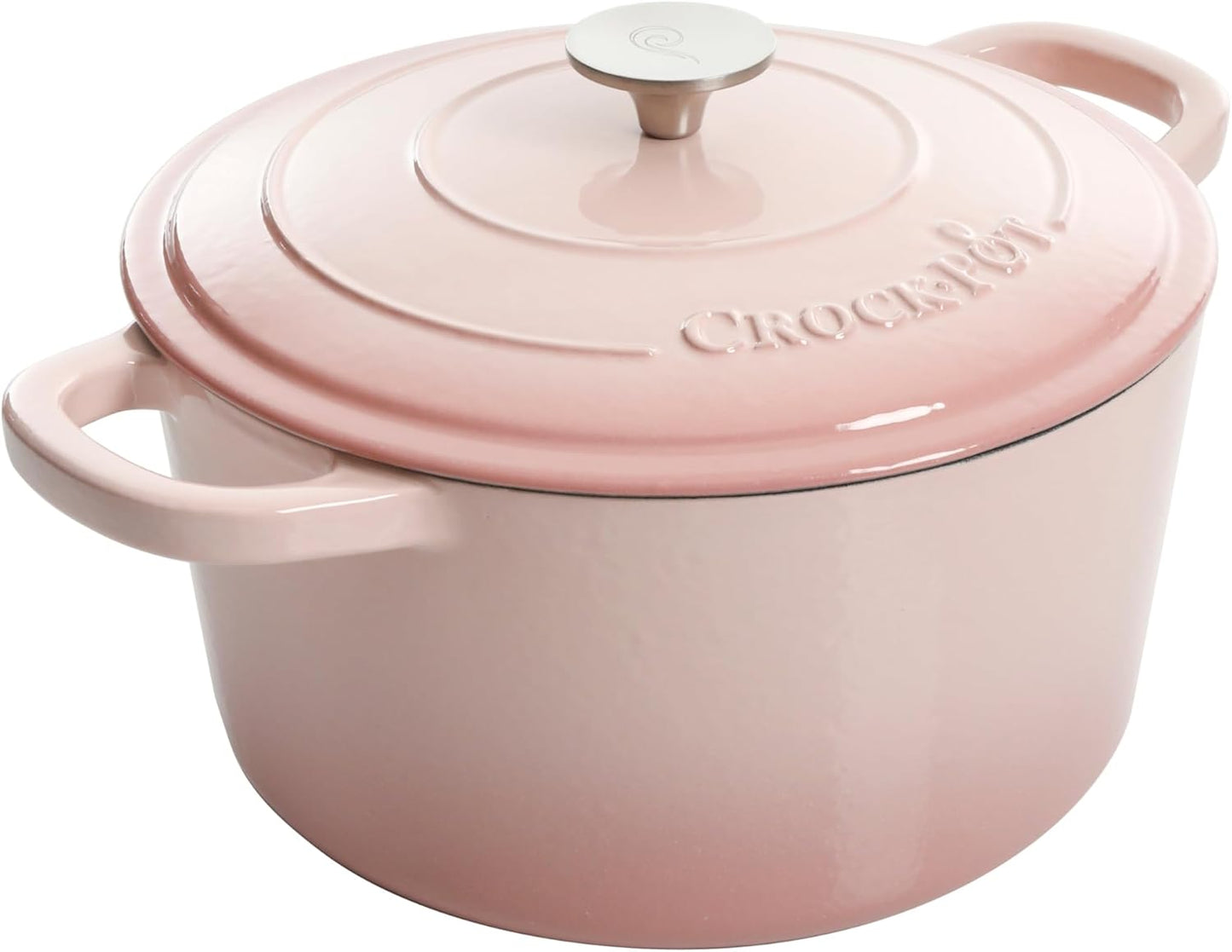 Crock-Pot 3 Quart Enameled Cast Iron Dutch Oven – Aqua Edition-AMS5