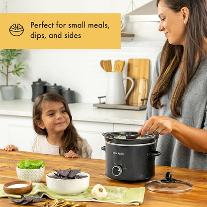 Crock-Pot 2 Quart Mini Slow Cooker – Classic Compact Cooker Edition-AAE5